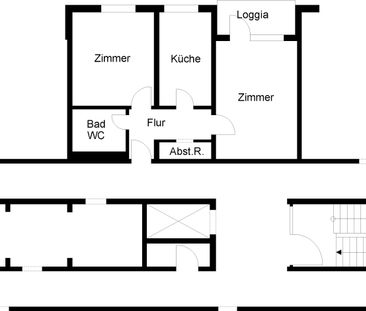 Wohnen in grüner Umgebung // 3.OG Wohnung 2 - Mindestalter 50 Jahre - Photo 3