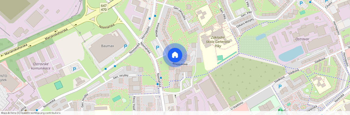Ahepjukova 2797, Ostrava