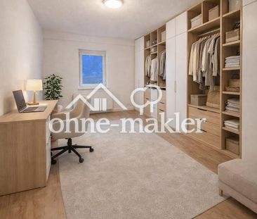 Zentral wohnen, ins Grüne schauen: renovierte 3-Zimmer-Wohnung mit ... - Foto 4