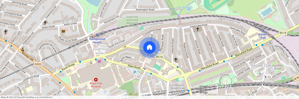 Cressy Road, Hampstead, London, NW3