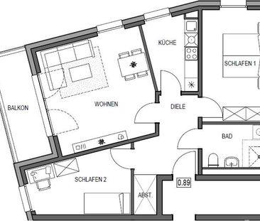 Moderne Erdgeschosswohnung im NEUBAU-Erstbezug - Photo 1