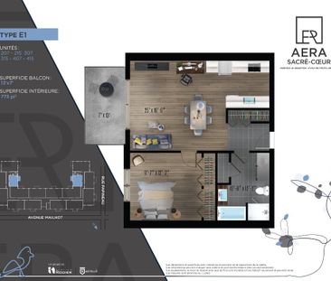 Aera Sacré-Coeur 3 1/2 à louer 1er sept. St-Hyacinthe - Condo / app... - Photo 1