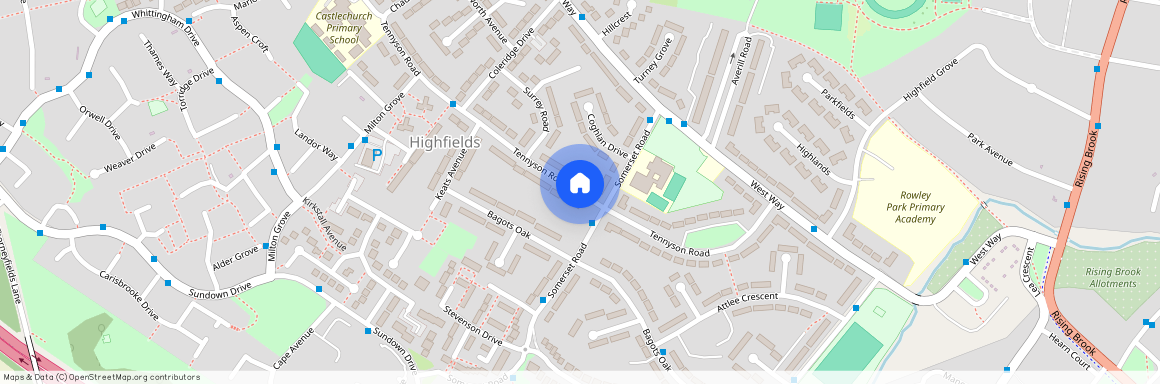 Tennyson Road, Stafford, ST17