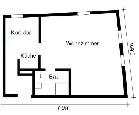 Grosszügige Dachwohnung in Zürich-Oerlikon - Foto 1
