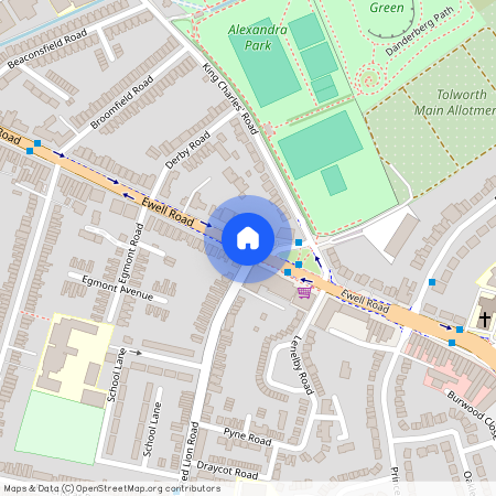 Ewell Road Surbiton KT6
