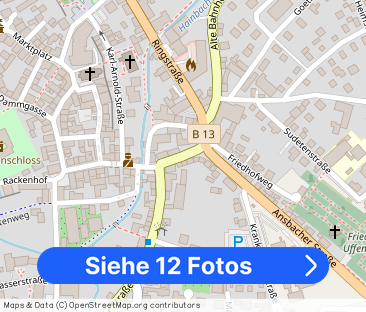 Große 5-Zimmerwohnung im schönen Uffenheim zu vermieten - Foto 1