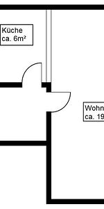 1 Raum-Wohnung mit Balkon und Aufzug - Photo 3