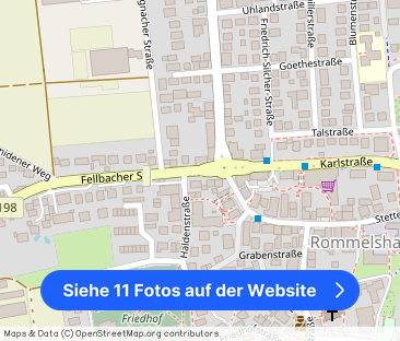 Charmante Erdgeschosswohnung mit Balkon in Kernen-Rommelshausen - Foto 1