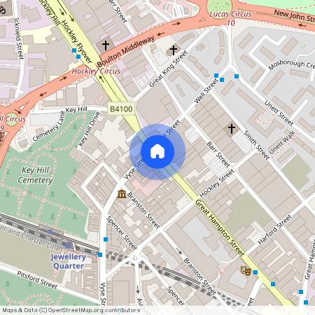 Bank Corner, Great Hampton Street, Jewellery Quarter, B18 6EW, Birmingham