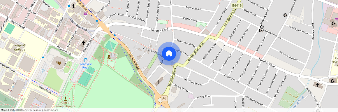 St James Road, Leicester, LE2