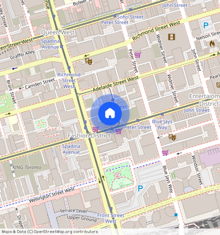 ** Charlotte Street #2304, Toronto, Waterfront Communities C1