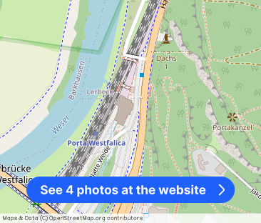 Möblierte Einraumwohnung mit großer Garage in Porta Westfalica! - Photo 1