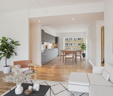 Fløjhusene - Bygning E - Stor og lys 5-værelses lejlighed i høj kva... - Foto 1