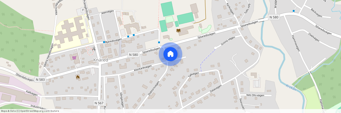 Klockarevägen 17, Knäred