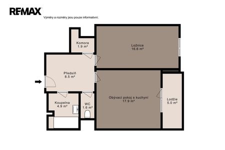 Pronájem bytu 2+kk 51 m² - Фото 2