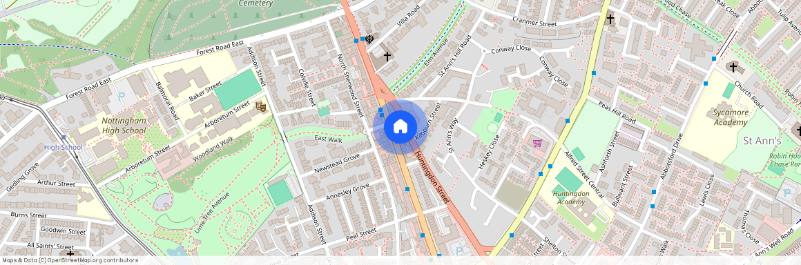156c Mansfield Road, Nottingham, NG1 3HW