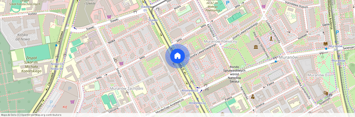 al. Aleja Jana Pawła II, Muranów, Śródmieście, Warszawa, mazowieckie