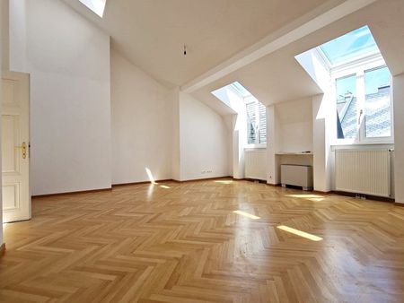CITY-HIGHLIGHT, Gonzagagasse, klimatisiertes 122 m2 Dachgeschoss mit 8 m2 Terrasse, 3 Zimmer, Komplettküche, 2 Bäder, Parketten, Börse-Nähe - Photo 3