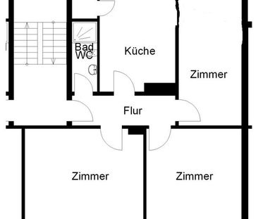 Frisch renovierte 3-Zimmer-Wohnung! - Foto 6