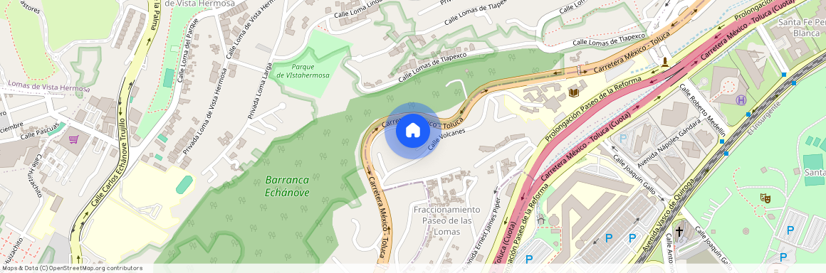 Carr. México - Toluca 3703, Santa Fe, Paseo de las Lomas, Álvaro Obregón, 01330 Ciudad de México, CD #3703, Colonia Paseo de las Lomas, C.P. 01330, Df / Cdmx