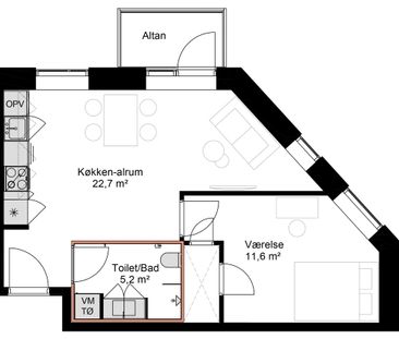 Jarlsberggade 9, 2 lejl. 1 - Foto 2