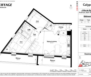 T3 NEUF AVEC PARKING ET DOUBLE BALCON - Photo 1