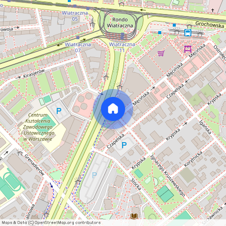 Warszawa, Praga-Południe, Aleja, Stanów, Zjednoczonych
