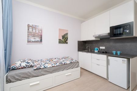 Moderní plně zařízená garsoniéra k pronájmu na Čerčanské u metra Kačerov - Fotografie 2