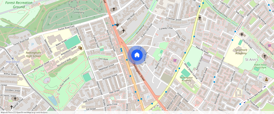 ** Kilbourn Street, Nottingham, Ng3 1bs