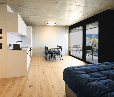 1.5 Zimmer, 35 m², 2. Stock - Foto 2