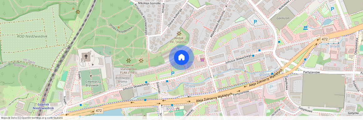 ul. Juliusza Słowackiego, Wrzeszcz Górny, Gdańsk, pomorskie