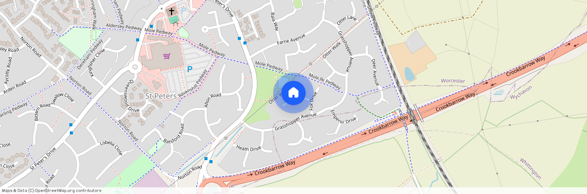 Badger Gardens, Worcester, Worcestershire, WR5