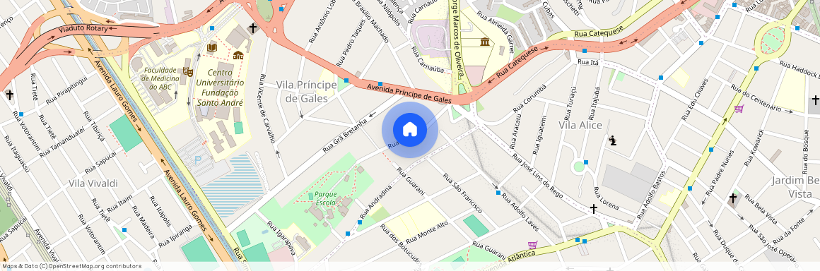 Rua Cananéia, 138 - Vila Príncipe de Gales, Santo André - SP