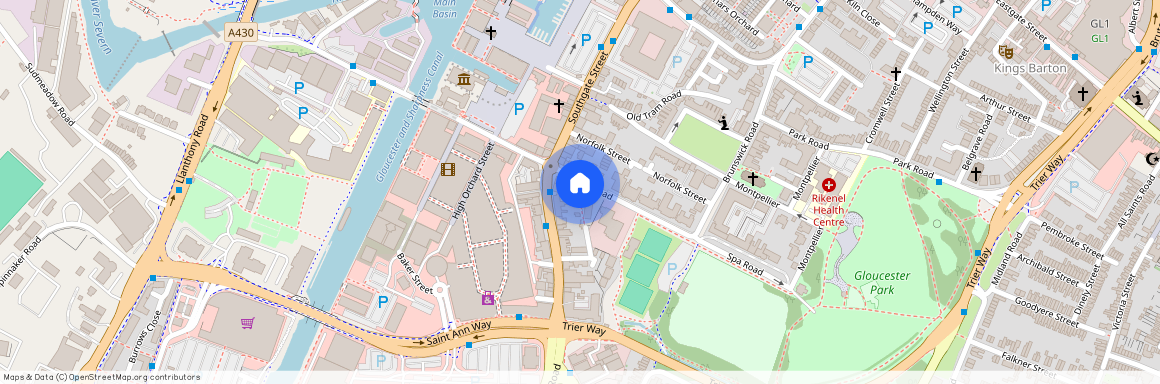 Spa Court, Spa Road. GL1