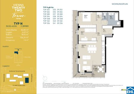 Erstbezug – 3-Zi.-Wohnung mit Rooftop Pool & Sauna - Photo 5