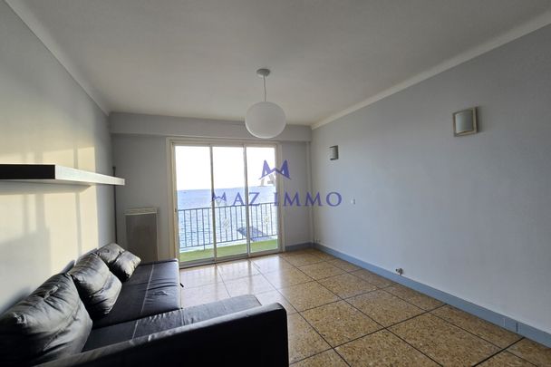 Location 2 pièces vue mer, Juan les pins, dernier étage - Photo 1