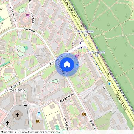 ul. Przy Agorze, Wrzeciono, Bielany, Warszawa, mazowieckie