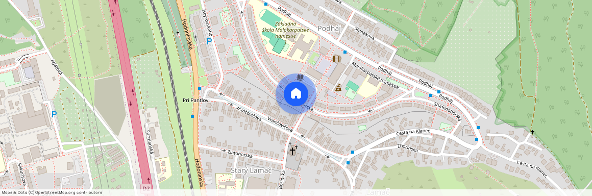 Studenohorská, Bratislava-Lamač, okres Bratislava IV