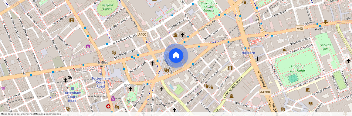 West Central Street, Bloomsbury, London, WC1A