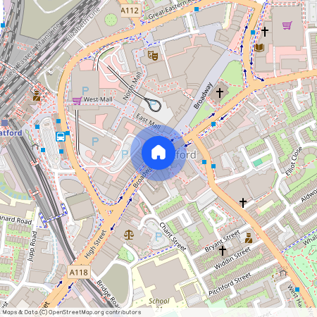 Swan house, Broadway, Stratford, E15