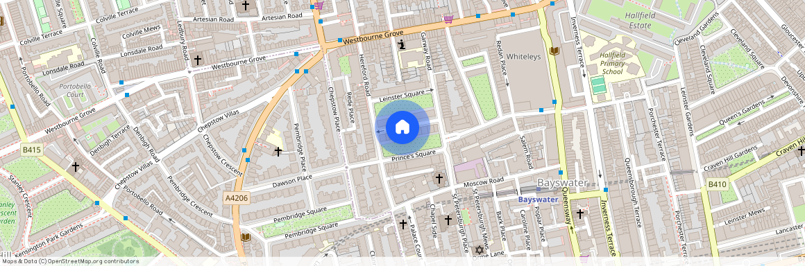58 Prince's Square, London W2