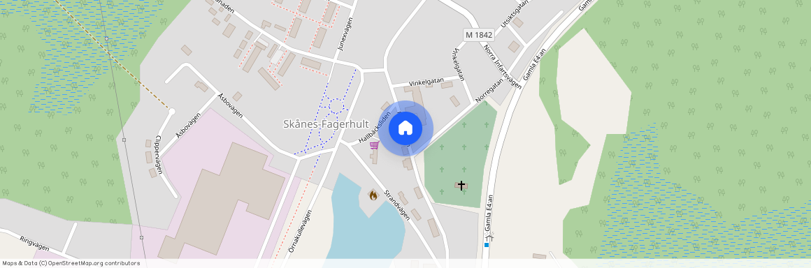 Kungsvägen, Skånes Fagerhult