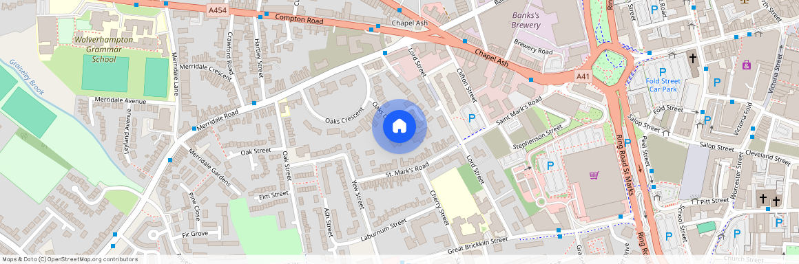 Oaks Crescent, West Midlands WV3