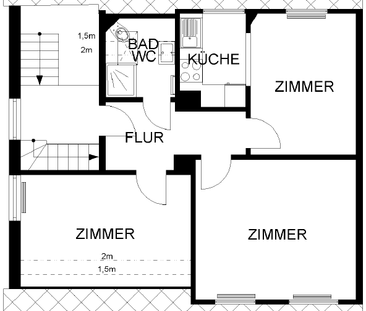 2-Zimmer Wohnung in Haspe-Kipper - Photo 2