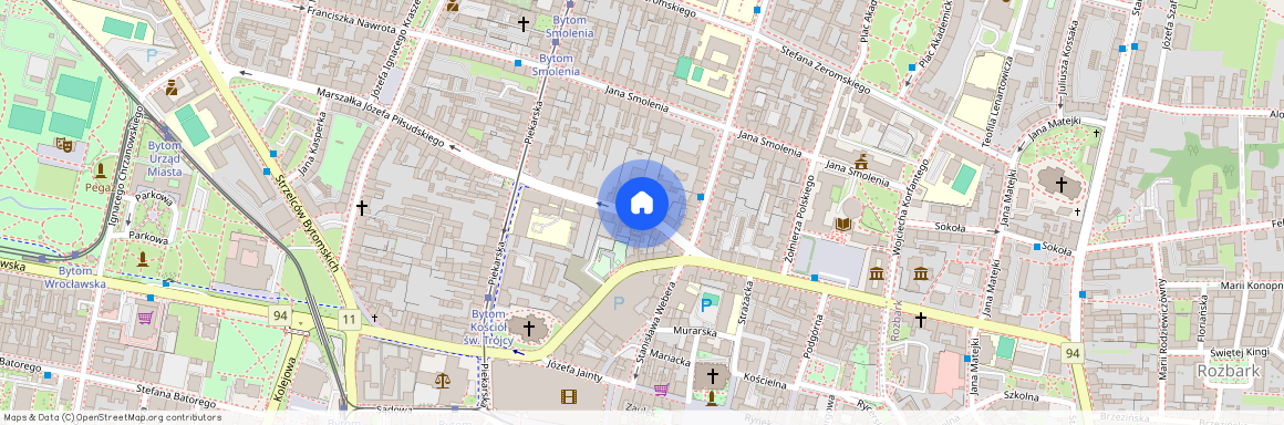 ul. marsz. Józefa Piłsudskiego, Śródmieście, Bytom, śląskie