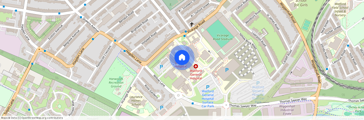 Vicarage Rd, Watford WD18 0HB