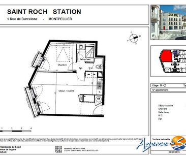 Location Appartement 2 pièces 45m² MONTPELLIER 34000 - Photo 4