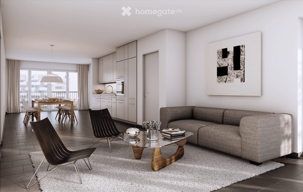 Helle und moderne 3.5 Zimmerwohnung an zentraler Lage - Foto 1
