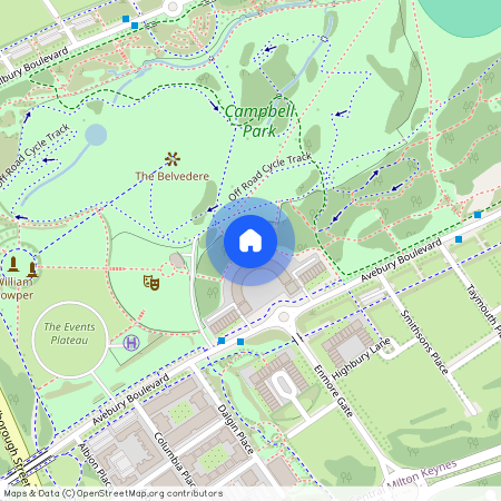 Huntley Crescent Campbell Park, Milton Keynes, Buckinghamshire, MK9