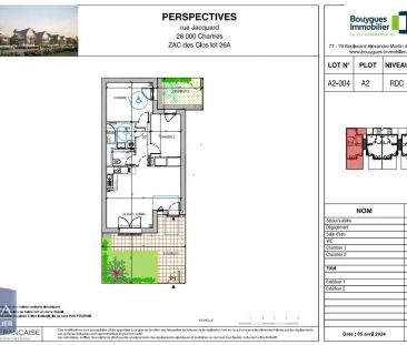 Appartement à louer 3 pièces 66.1m² - Photo 2